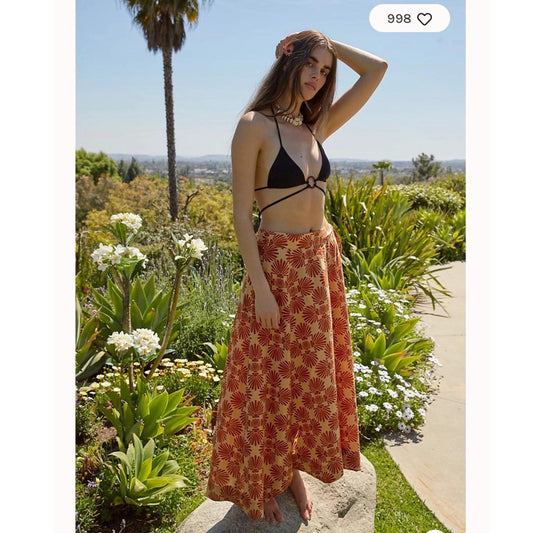 NEW Free People Intimately Beach Party Sarong, Size L New w/o Tag