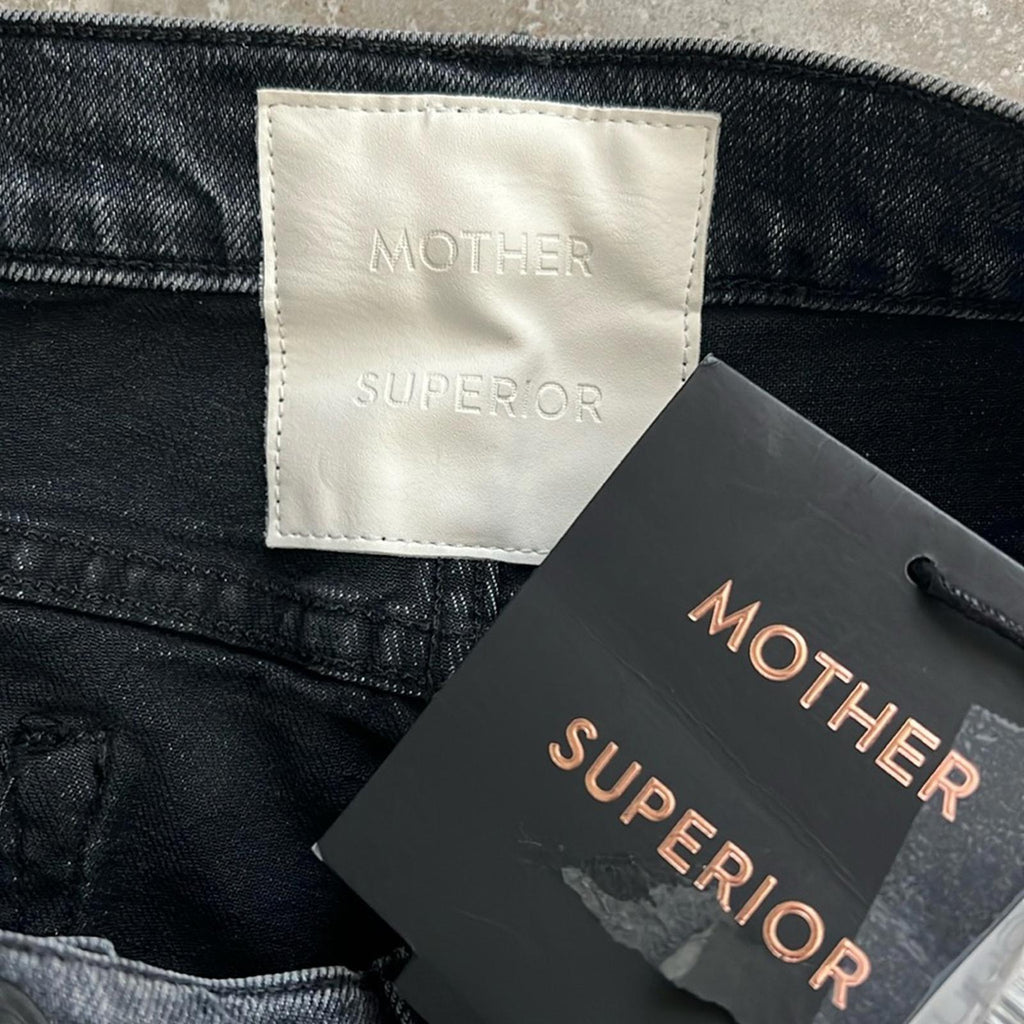 MOTHER High-Waisted Rascal Ankle Step Fray Jeans, Size 34 New w/Tag