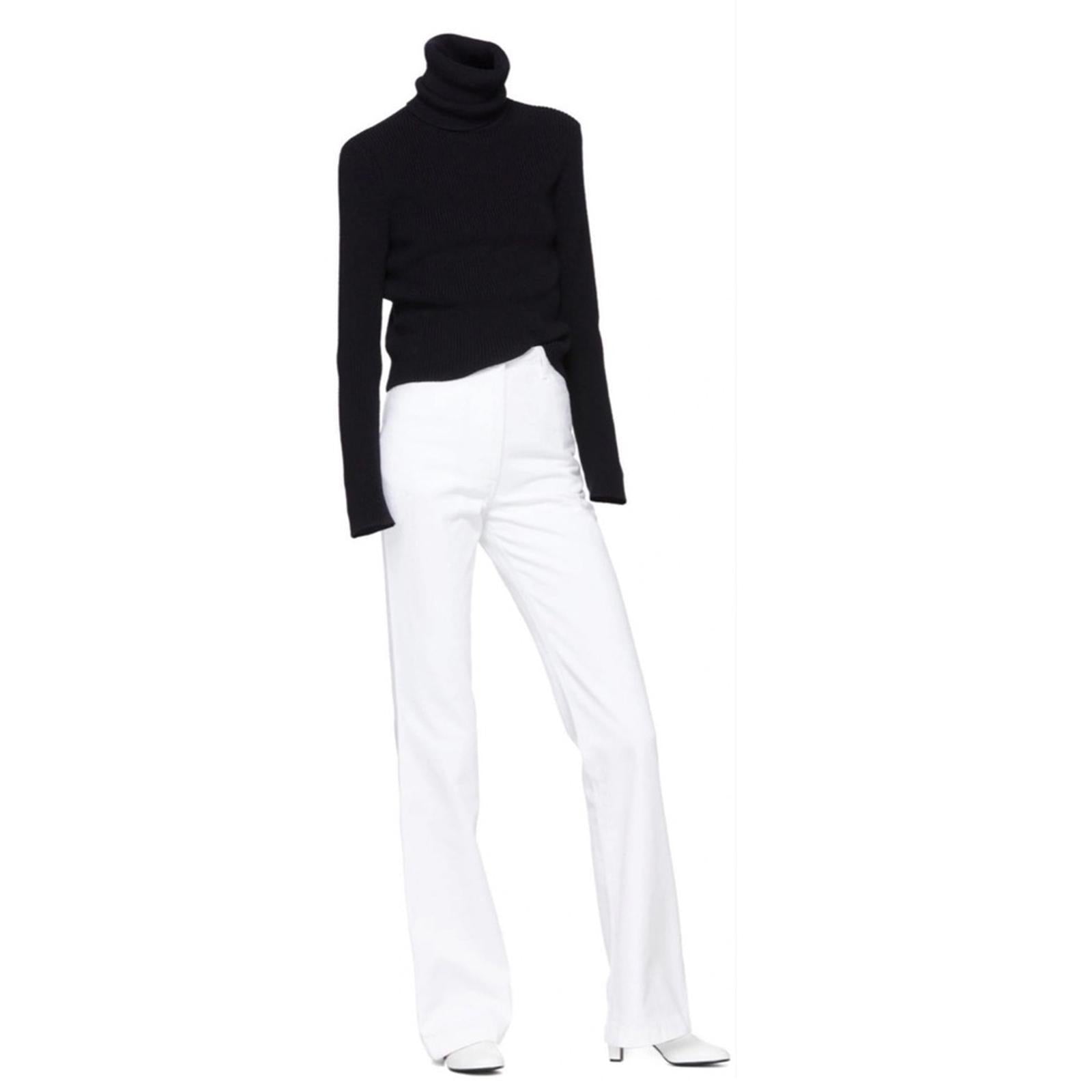 A_Plan_Application High Waist Bootcut Jeans Optical White, Size 26, NWT SOLD OUT