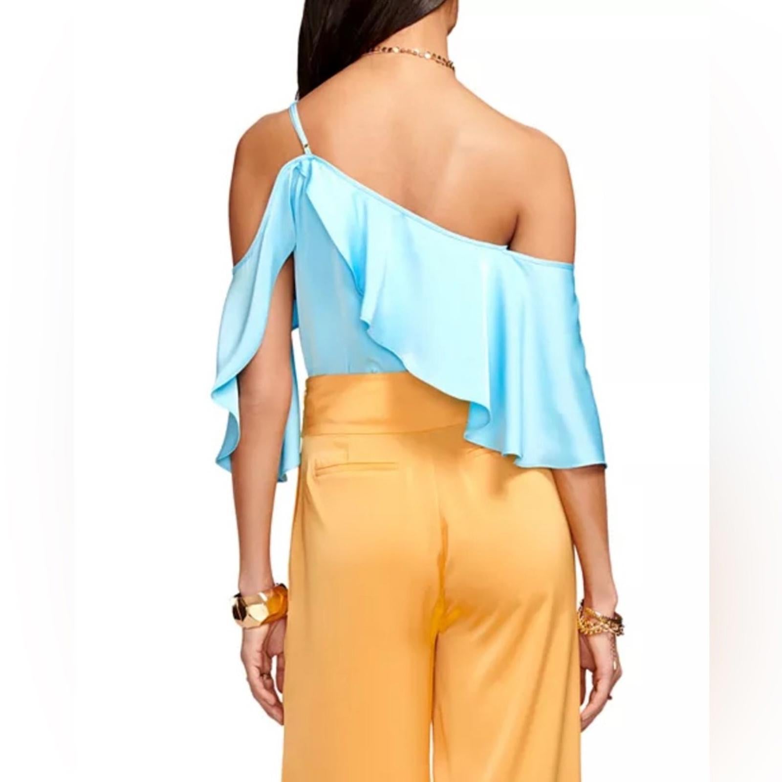 Ramy Brook Scarlett Top in Sky Blue, Size L NEW w/Tag $325