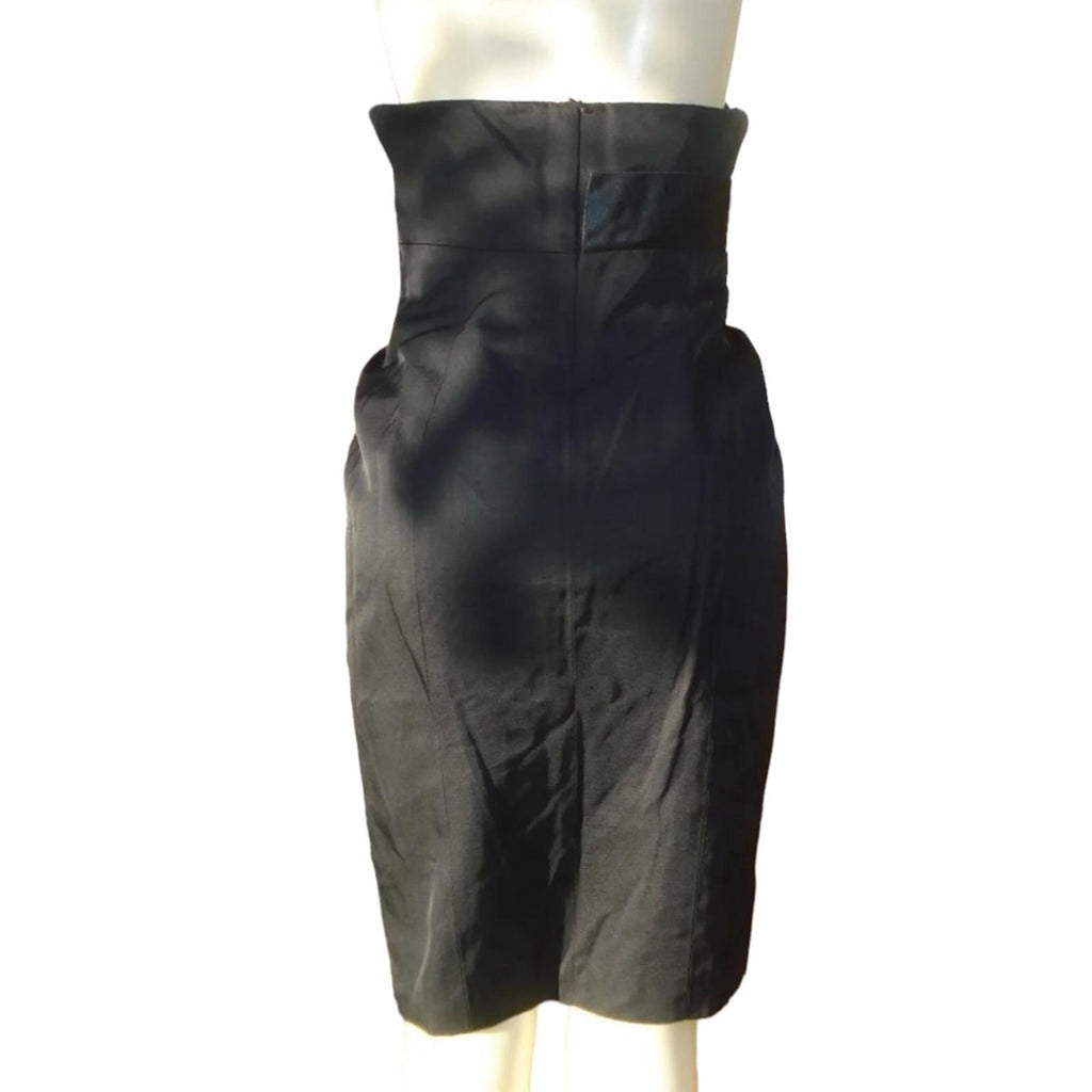 Angel Sanchez Perfect Strapless Little Black Dress Size 8, New w/Tag Retail $885