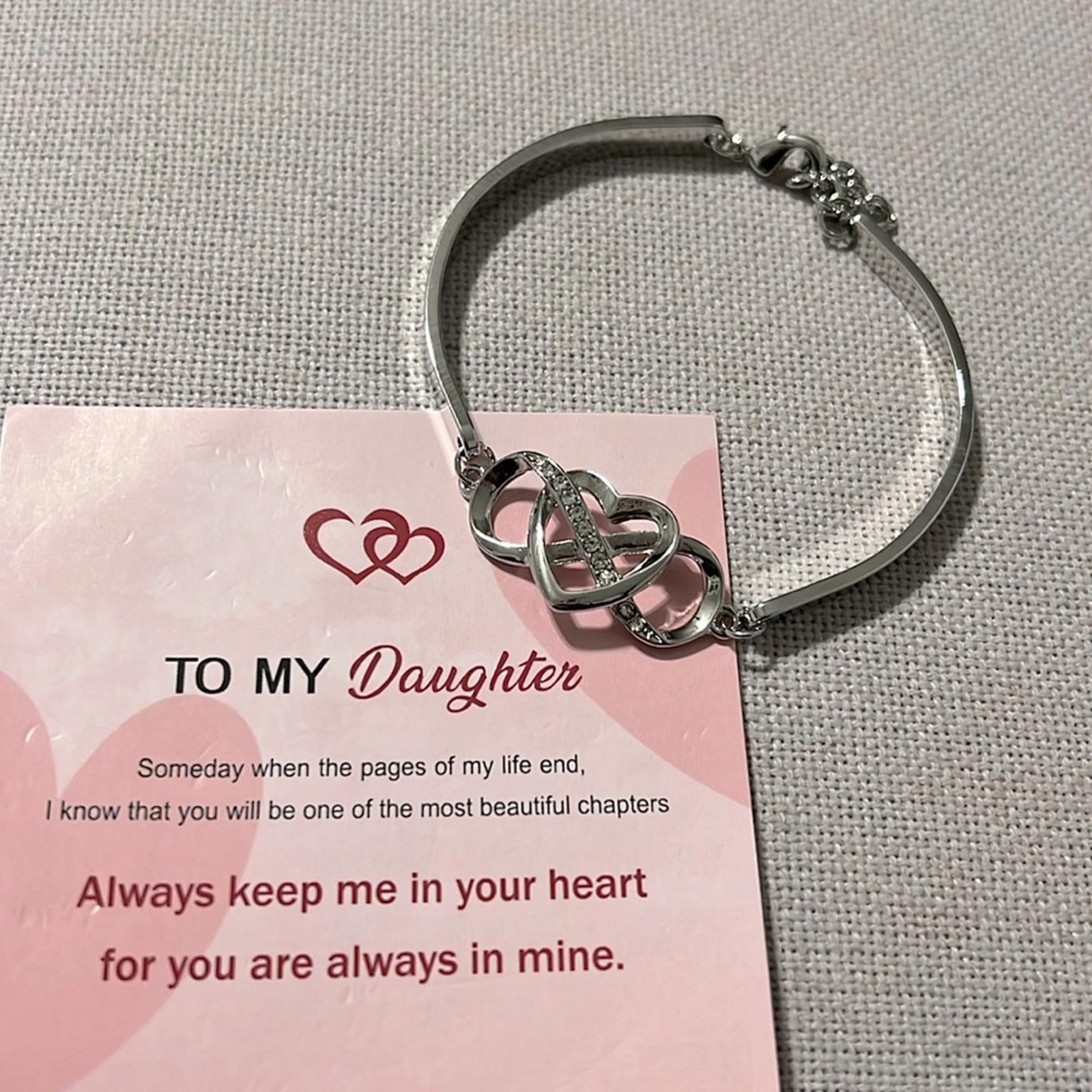 Beautiful Silver “Daughter” Bracelet New with Tag
