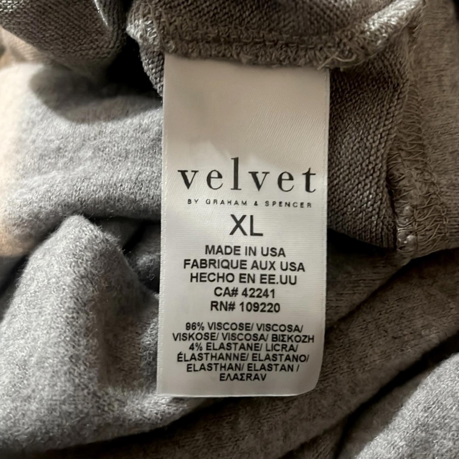 Velvet by Graham & Spencer Tami Mock Neck Sweatshirt, Size XL NEW w/Tag $139