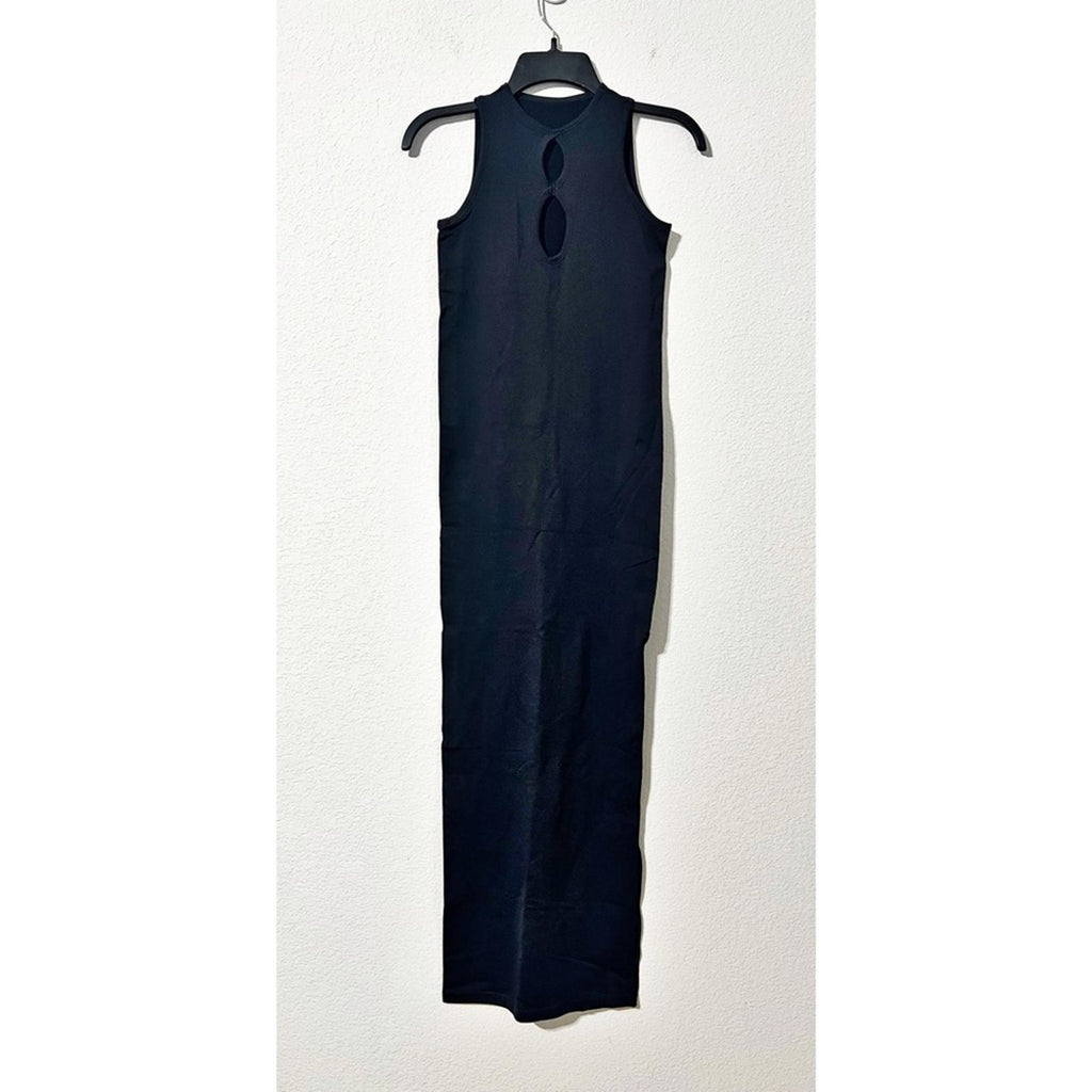 Simon Miller Cut Out Maxi Dress in Black, NWT, Size XS/S