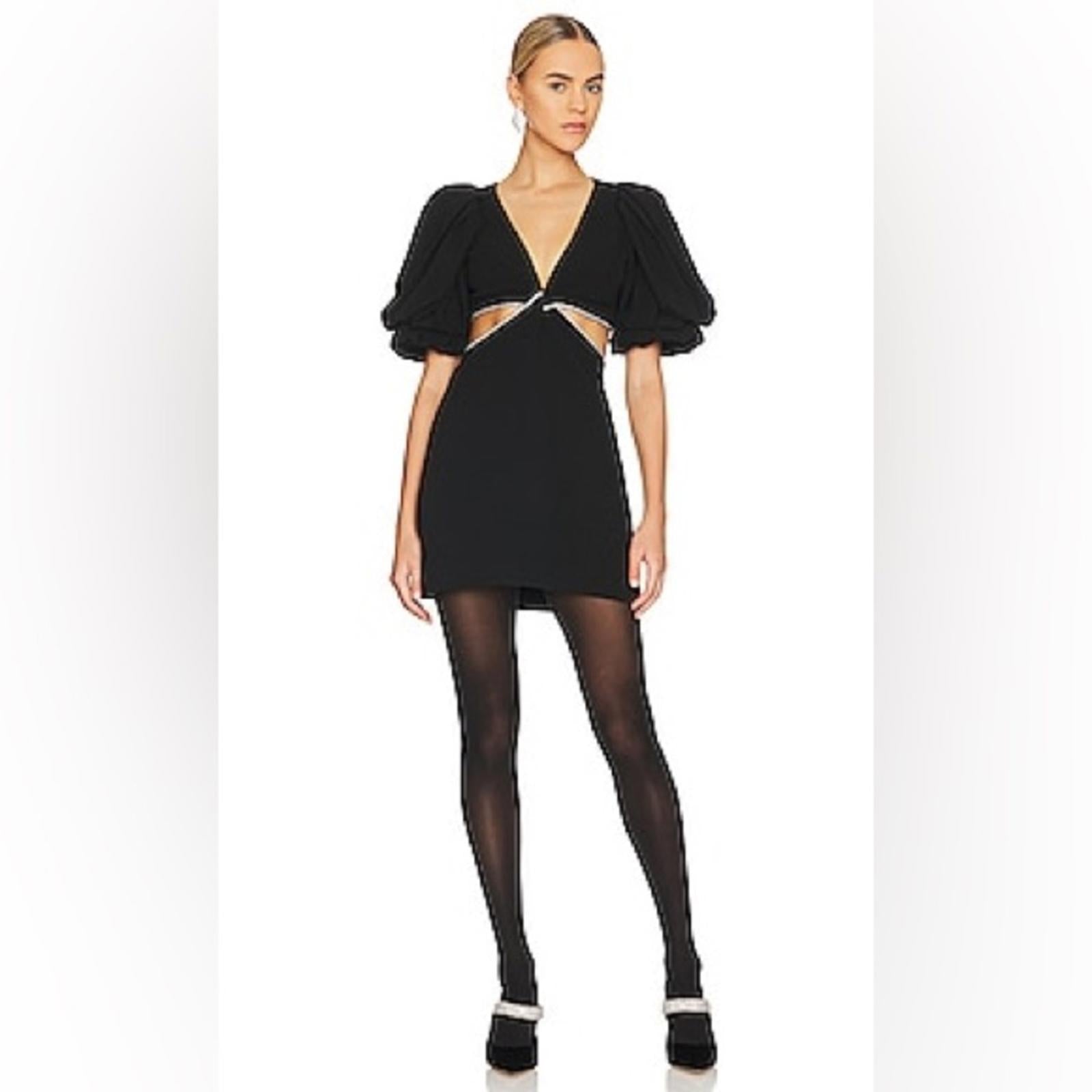 A.L.C. Revolve* Hazel Mini Cut-Out Dress in Black, Size 0 EXCELLENT! Retail $595