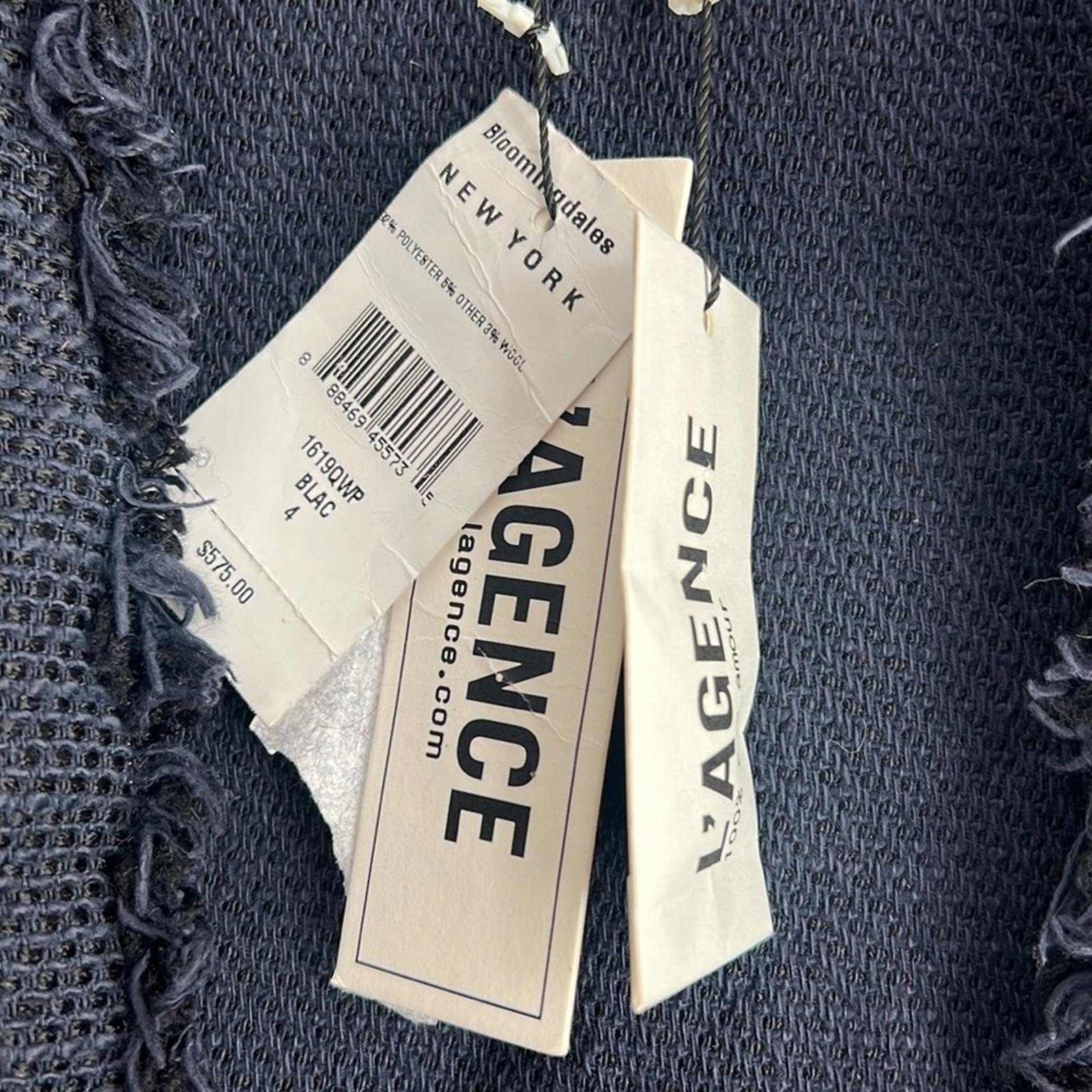 L'Agence Angelina Fringe Trim Blazer, NWT, Size 4