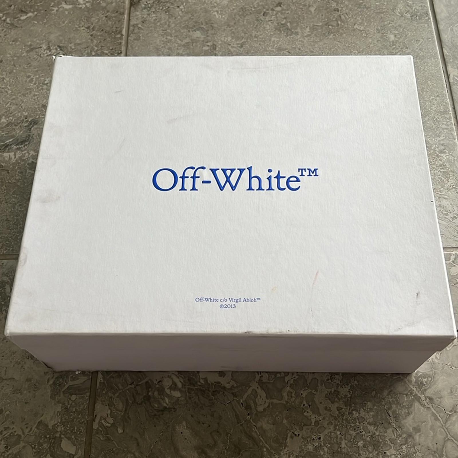 Off-White Men’s Exploration Derby Lug Sole Shoes in Black, NWT, Size 43