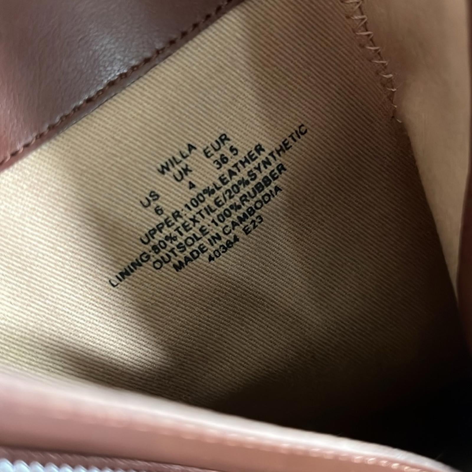 Lauren Ralph Lauren Willa Elegant Tan Leather Ankle Boots, Size 6/36.5 NEW $175