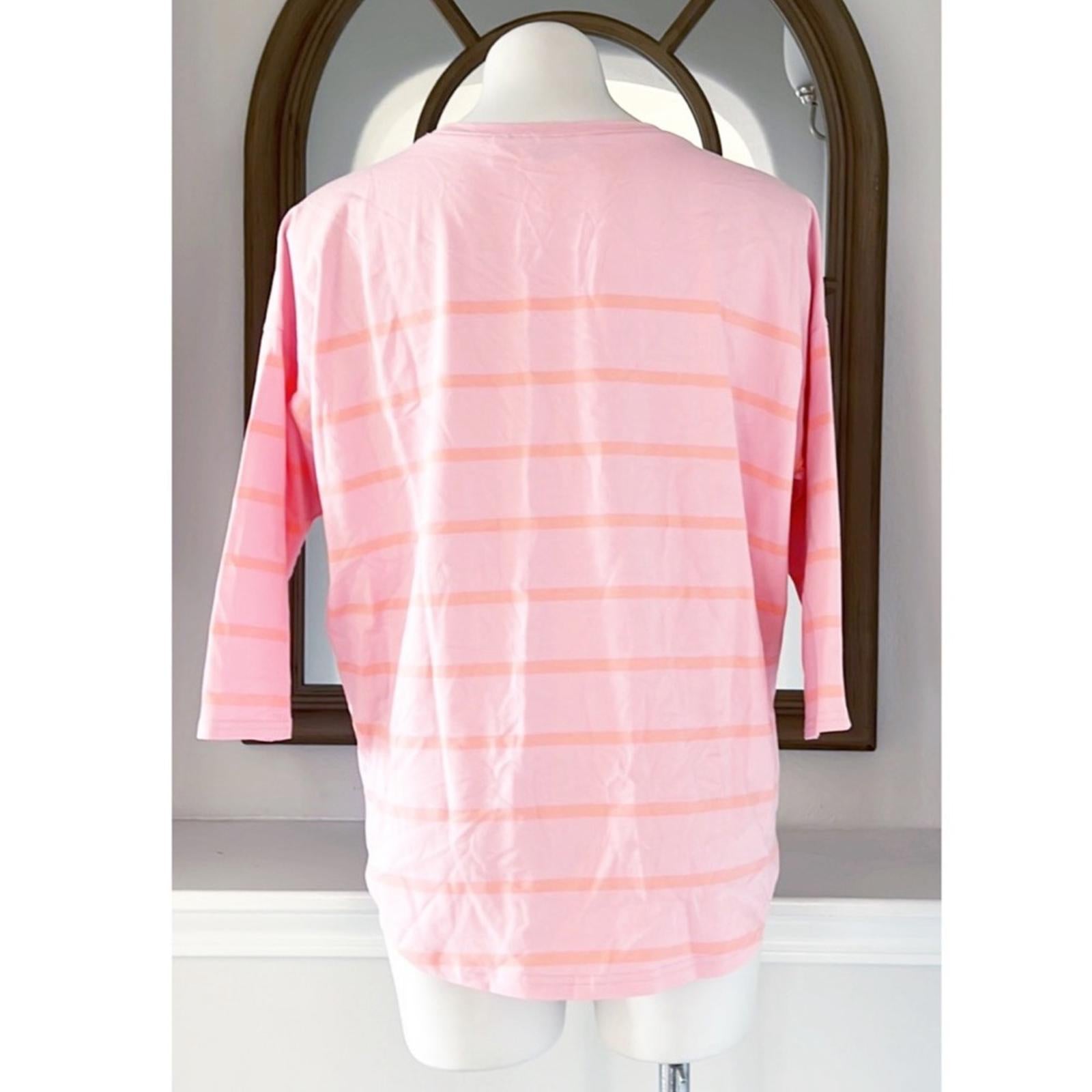 Vineyard Vines PINK Striped Tee, Size Small EXCELLENT!