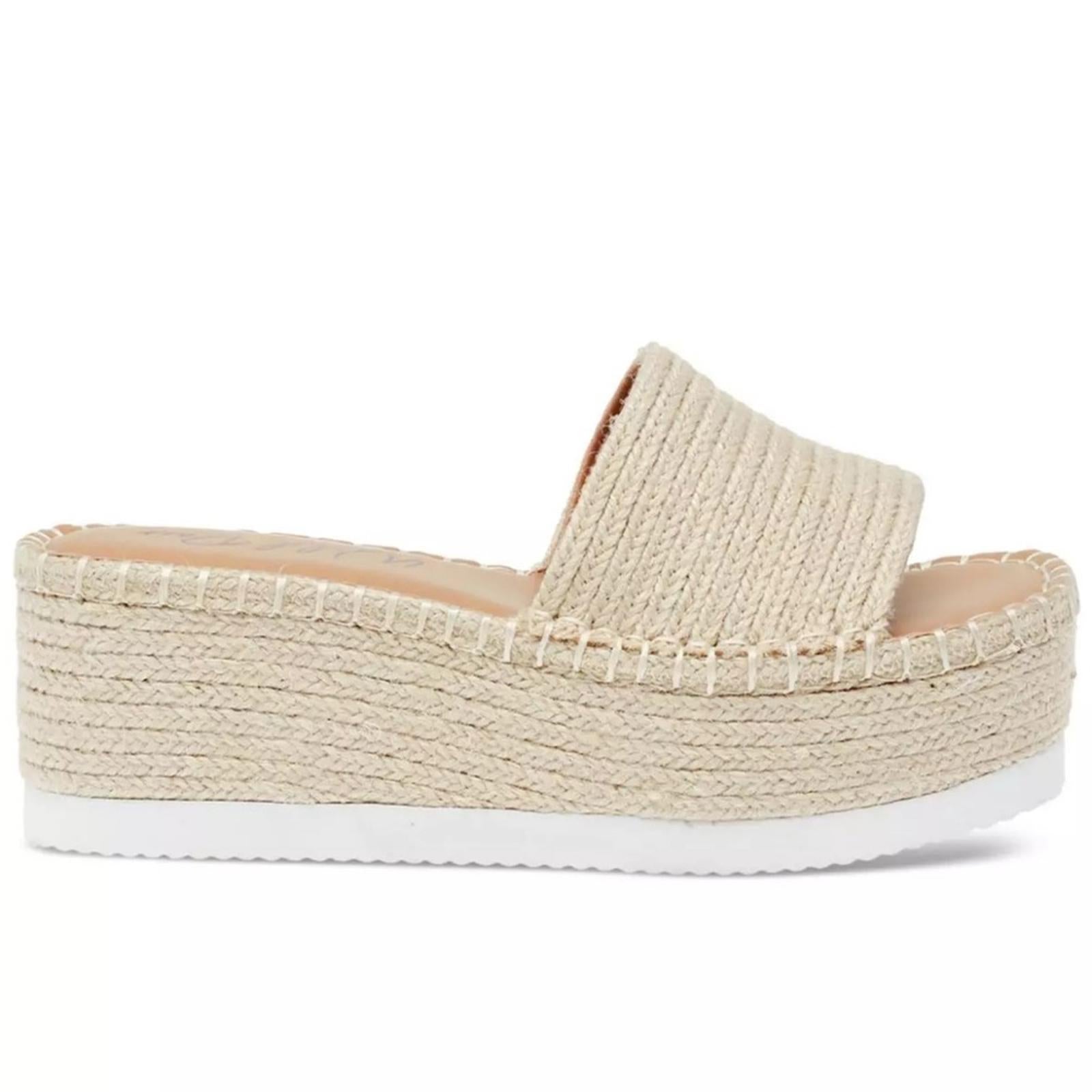 Wild Pair Shermer Slide Espadrille Platform Wedge Sandals, Size 11 NEW in Box