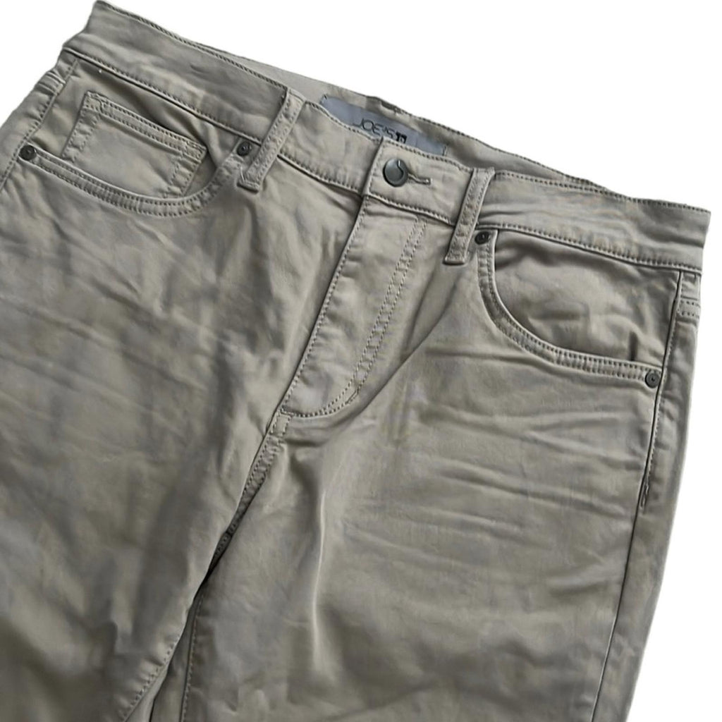 JOE'S JEANS Slim Fit Khaki French Terry Jeans, Size 32 New w/Tag Retail $179
