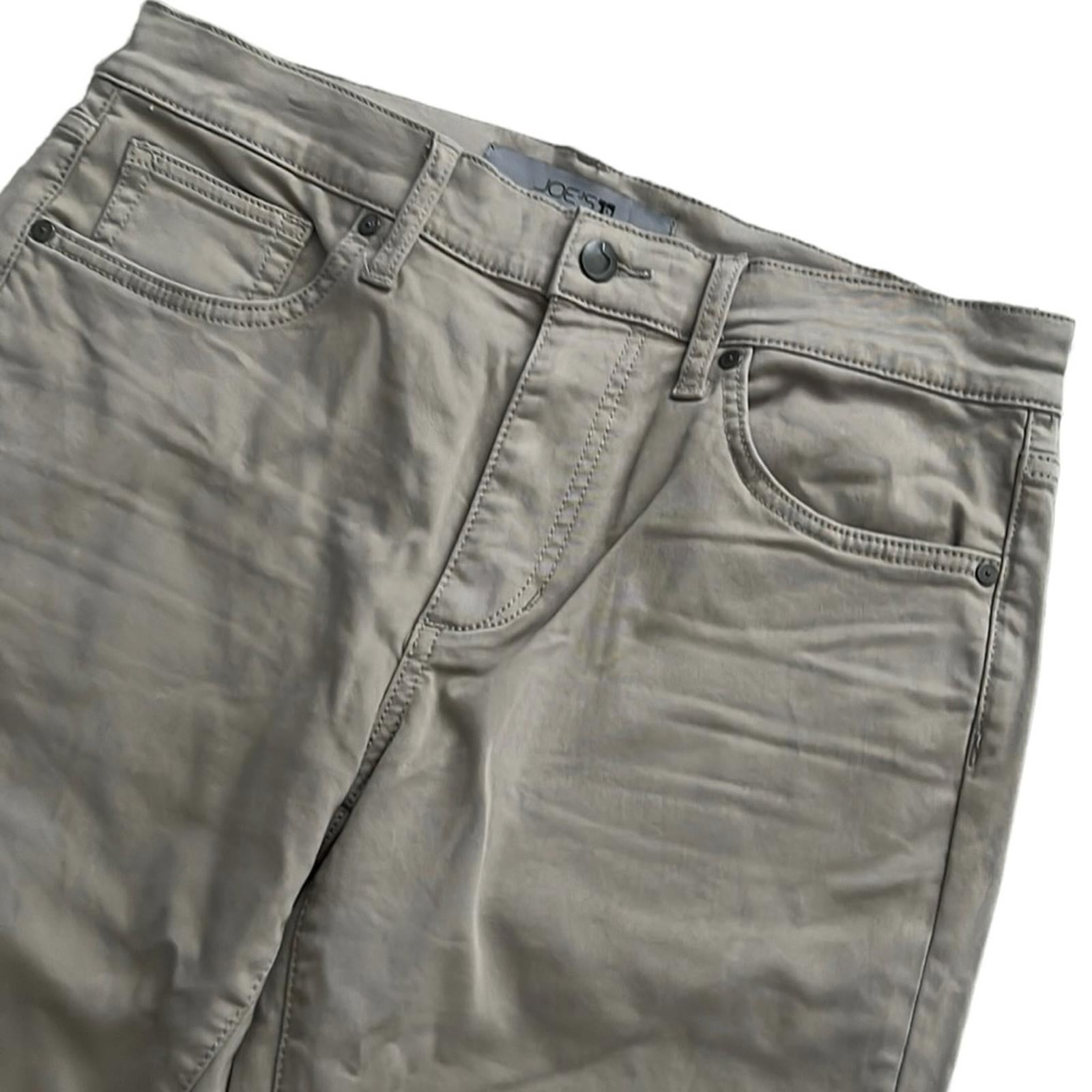 JOE'S JEANS Slim Fit Khaki French Terry Jeans, Size 32 New w/Tag Retail $179