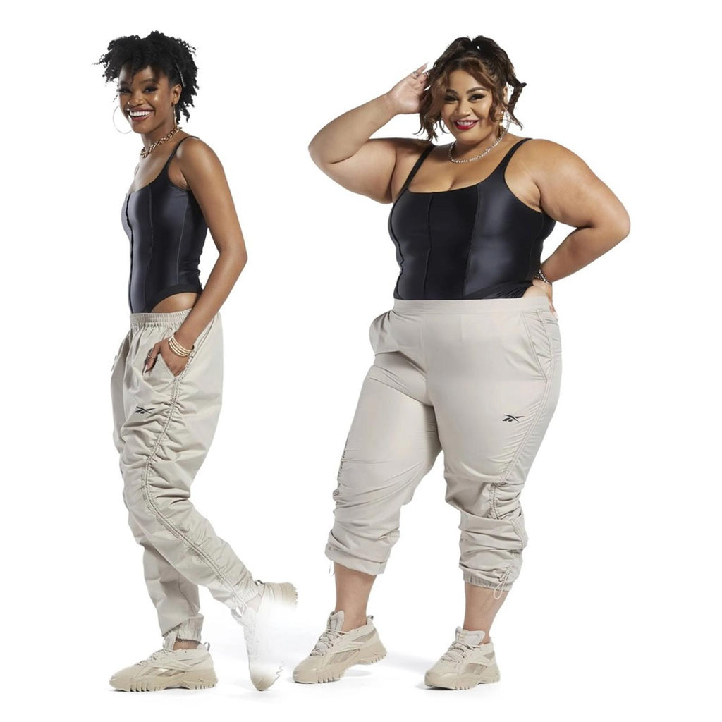 Reebok x Cardi B. Modern Beige Straight-Leg Pants, Plus Size 2X New w/Tag