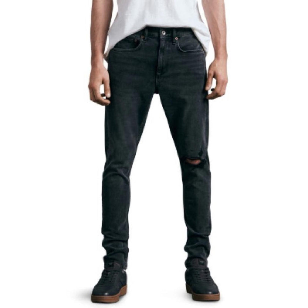 Rag & Bone Fit 1 Aero Stretch Wolcott Skinny Distressed Jeans, NEW, Size W31 L32