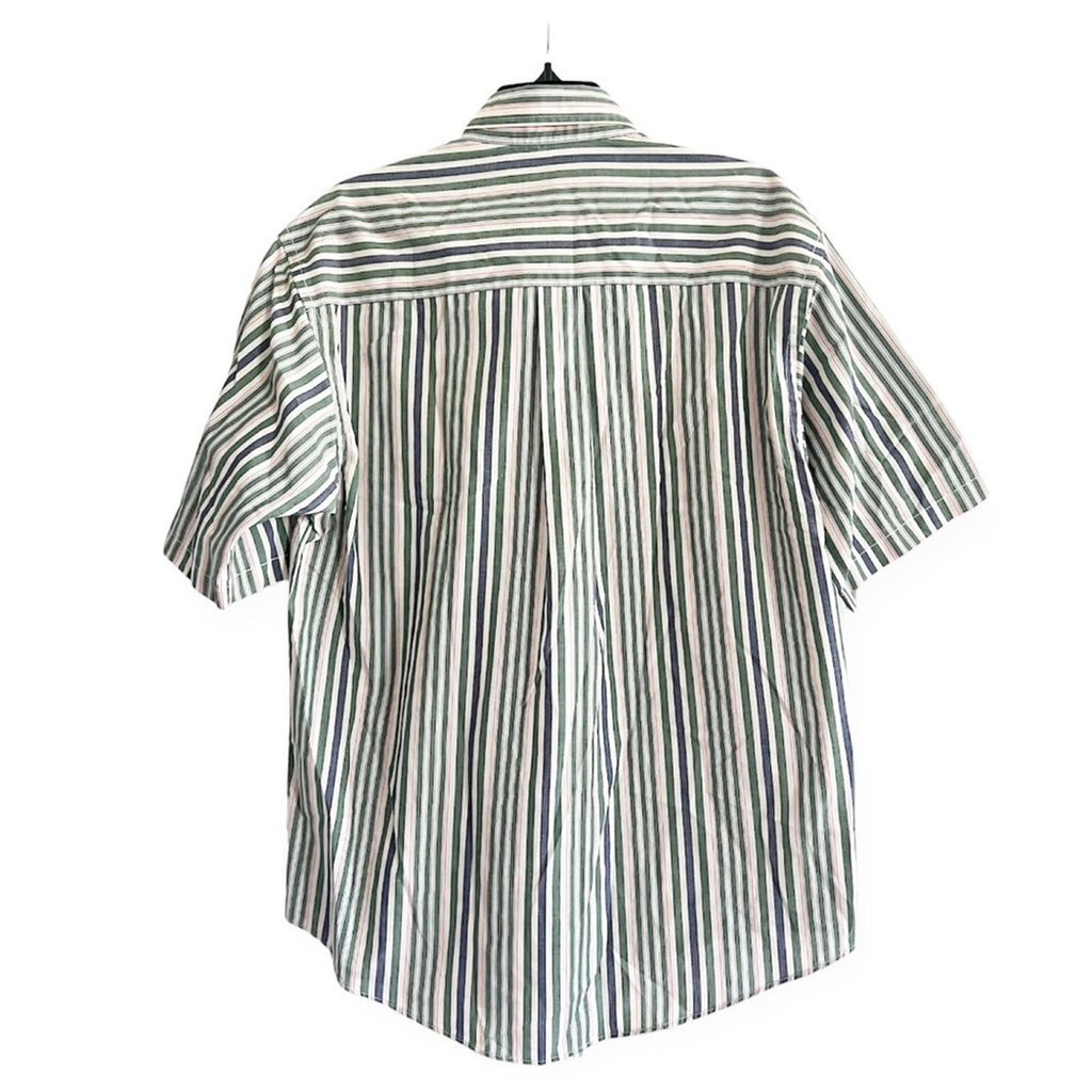 Van Heusen Wrinkle Free Casual Button Down Short Sleeve Shirt Size M (15-15.5)