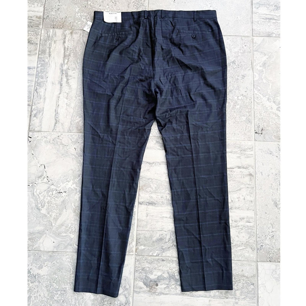 Reaction Kenneth Cole Techni-Cole Charcoal Dress Pants, Size 42W 32L New w/Tag