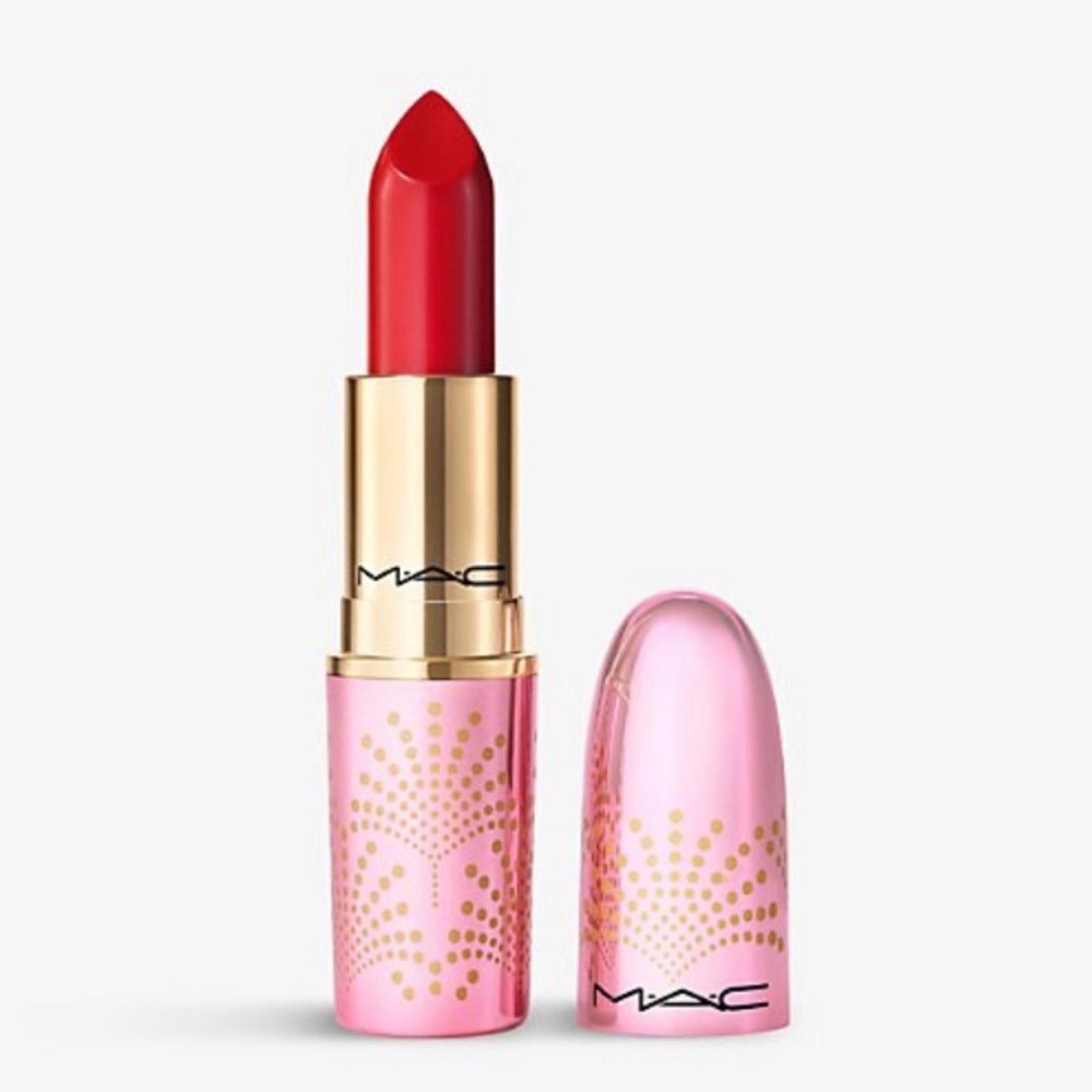 MAC Bubbles & Bows Lustreglass Sheer-Shine Lipstick “PUT A BOW ON IT” NEW no Box