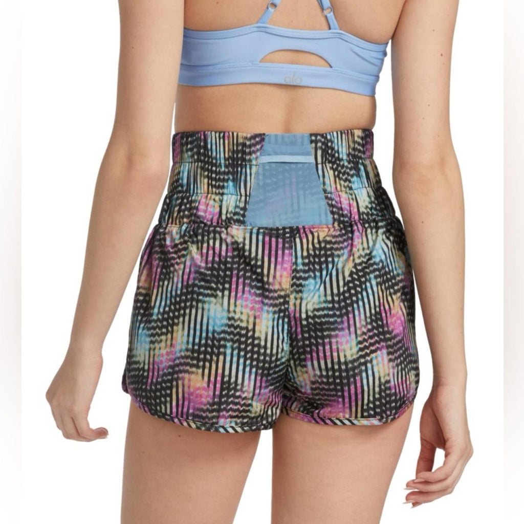 Free People Movement The Way Home Printed Shell Running Shorts, Size XS NWT
