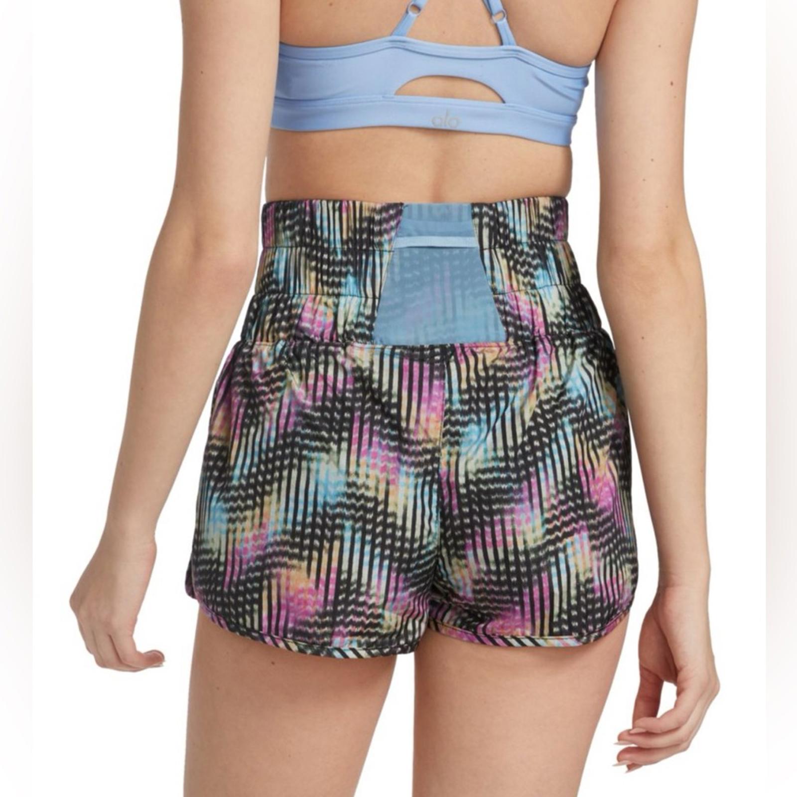 Free People Movement The Way Home Printed Shell Running Shorts, Size XS NWT