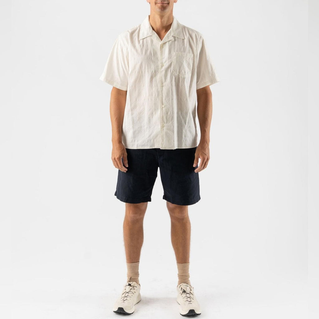 Norse Projects Carsten Stripe Relaxed Shirt in Marble White Size XL NWT $250
