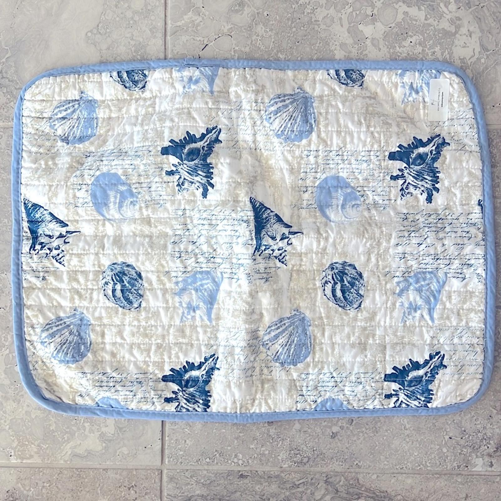 x2 Lauren Ralph Lauren Standard Pillow Sham, Sea Shell Theme- Beach NEW