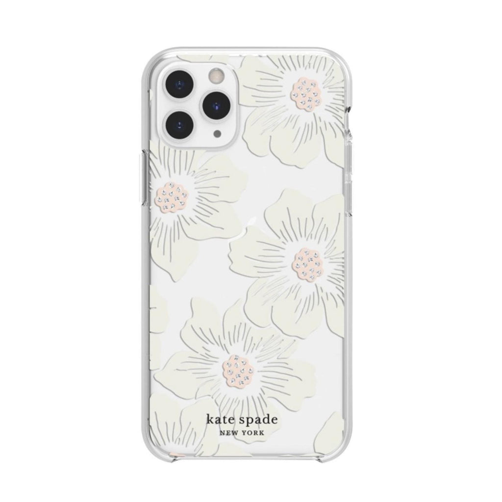 kate spade Protective Hard Shell Case for iPhone 11 Pro Cream Floral Clear $45