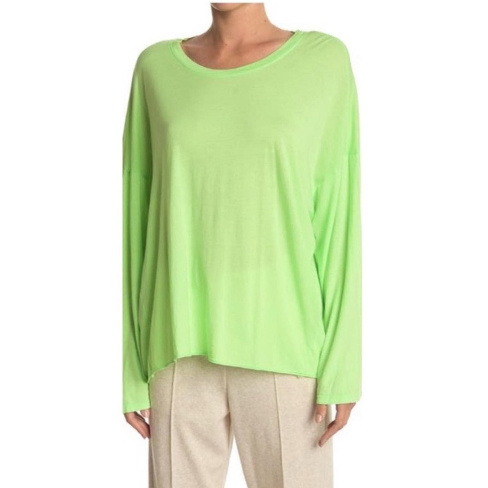 Sundry Athletic Crewneck T-Shirt in Green, Size 1/Small New w/Tag $82