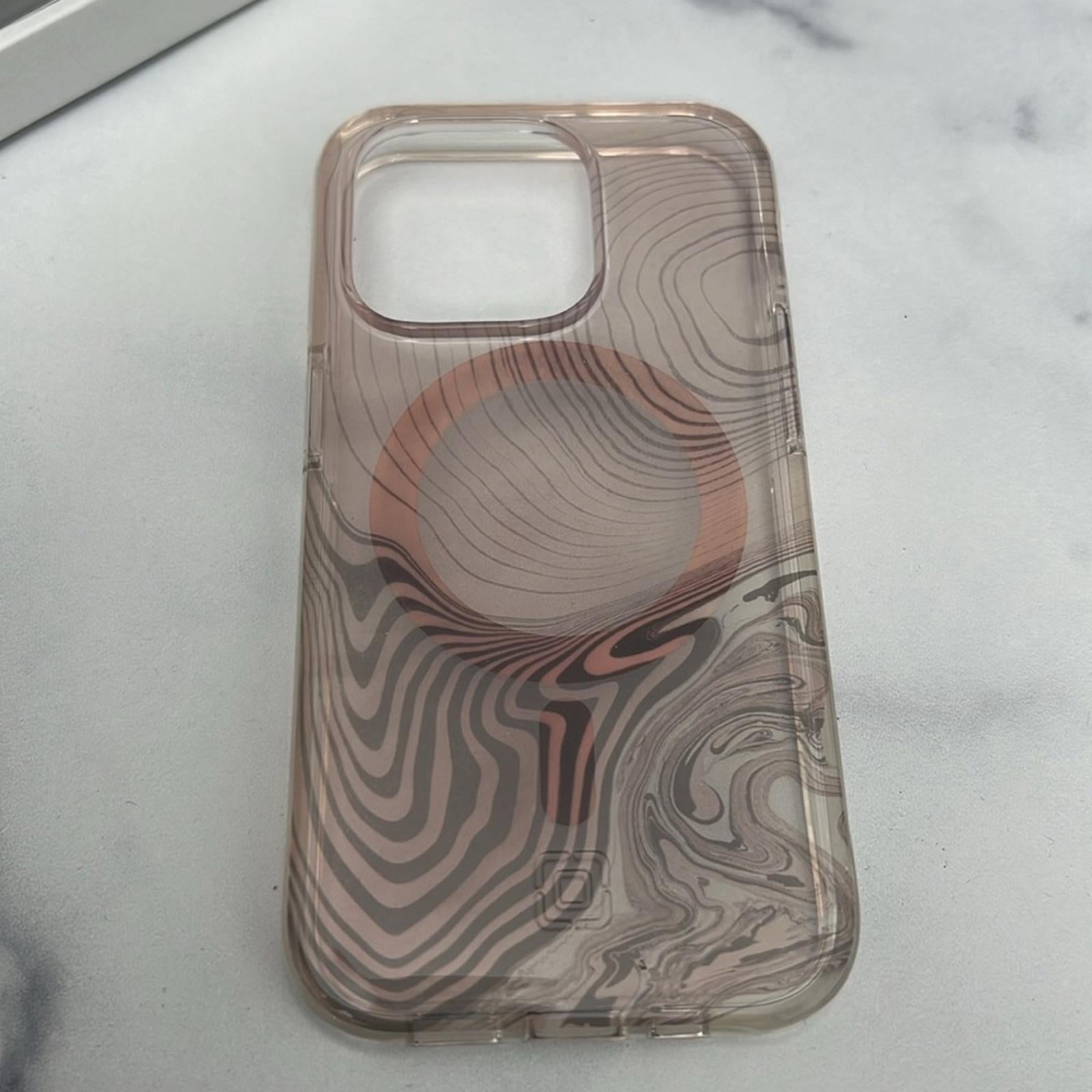 Incipio Forme Protective MagSafe Case for iPhone 14 Pro, Topographic Pink NEW