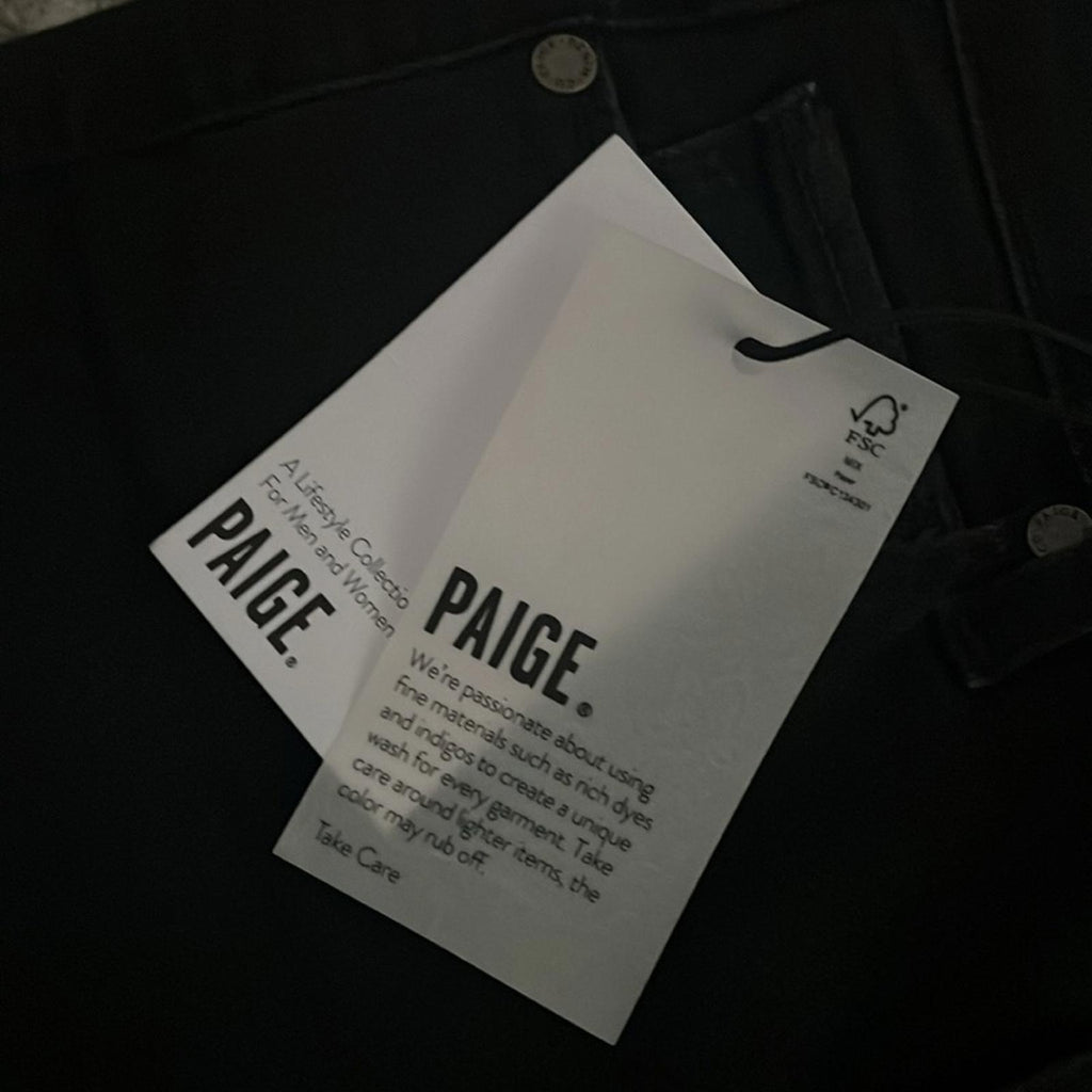 Paige Anthropologie Verdugo Super Distressed Ankle Jeans Black, Revolve NWT $239