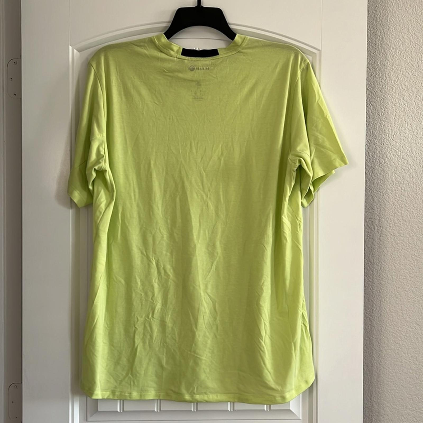 Adidas Men's Designed For Training Tee, Pulse Lime, Size XL New w/Tag