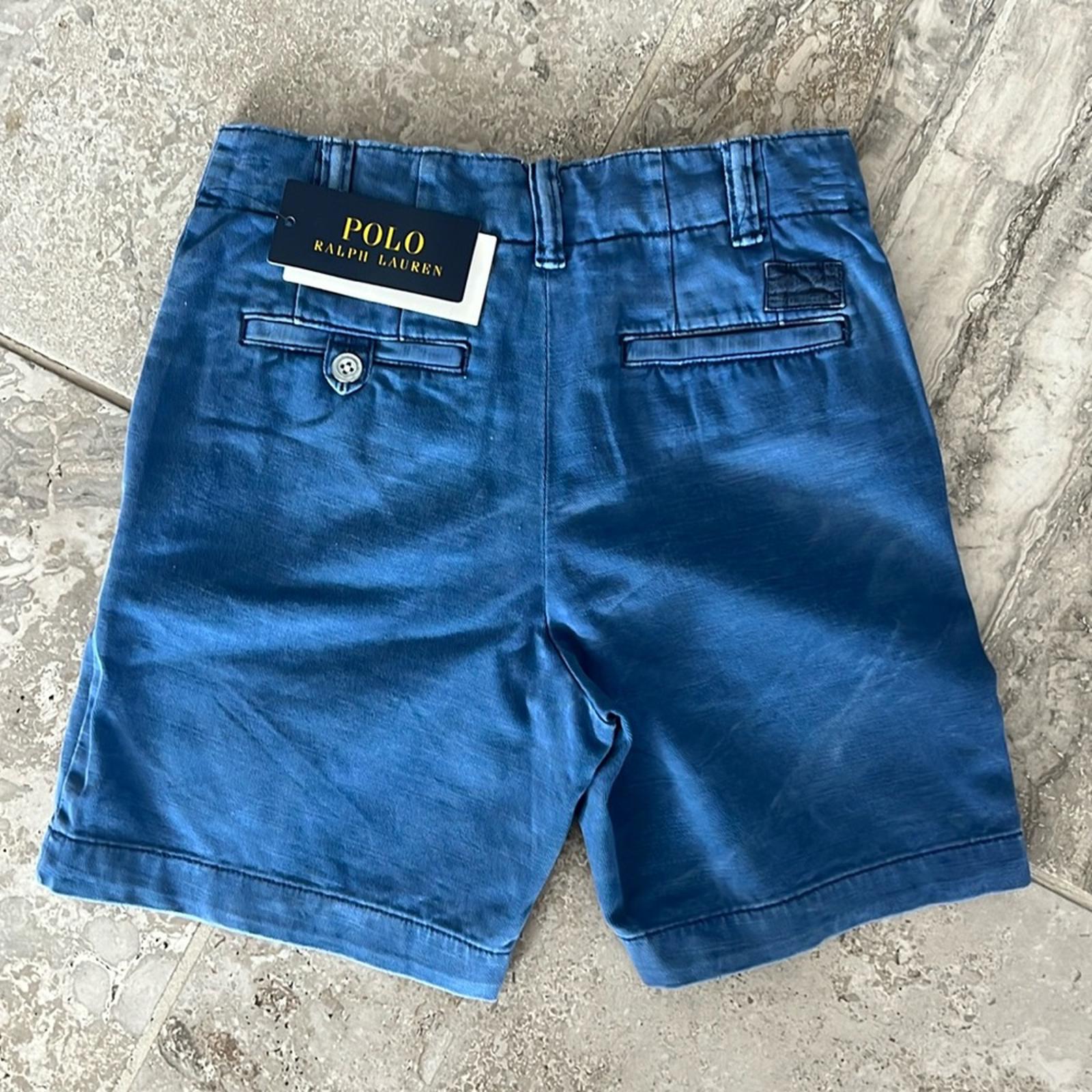 Polo Ralph Lauren Big Boys Cotton Twill Short in Old Royal, Size 8 NEW w/Tag