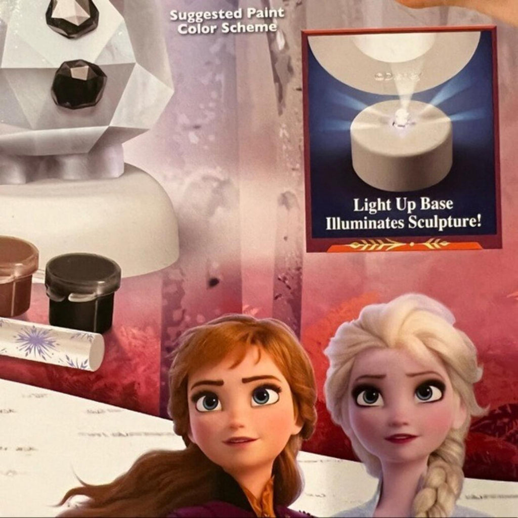 Disney Frozen II Paint Your Own 3D Olaf Sculpture NEW