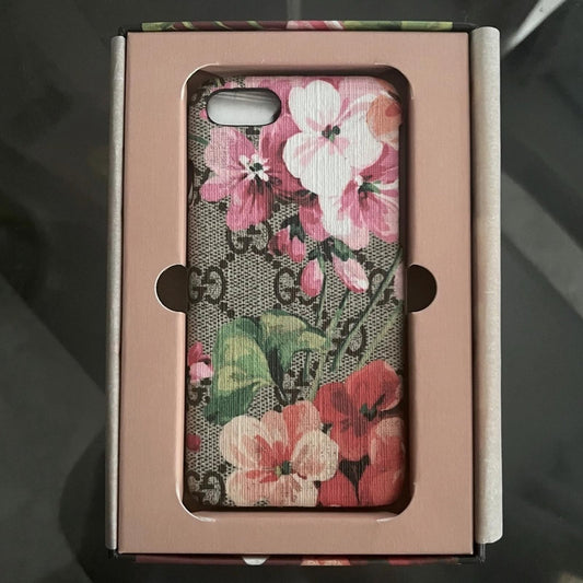 Gucci GG Blooms IPhone Case, New in Box Retail $325