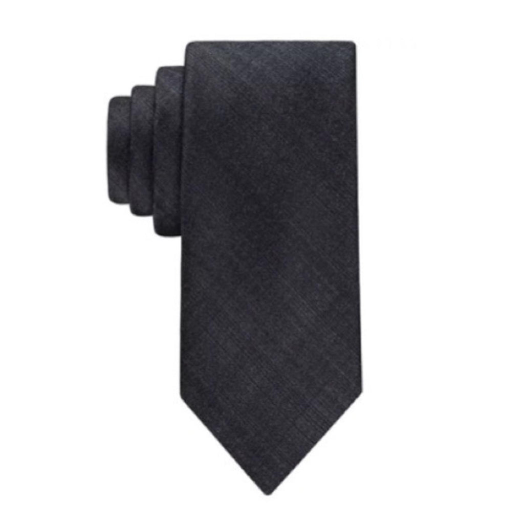 Calvin Klein Men's Canvas Solid Tie, One Size, NWT