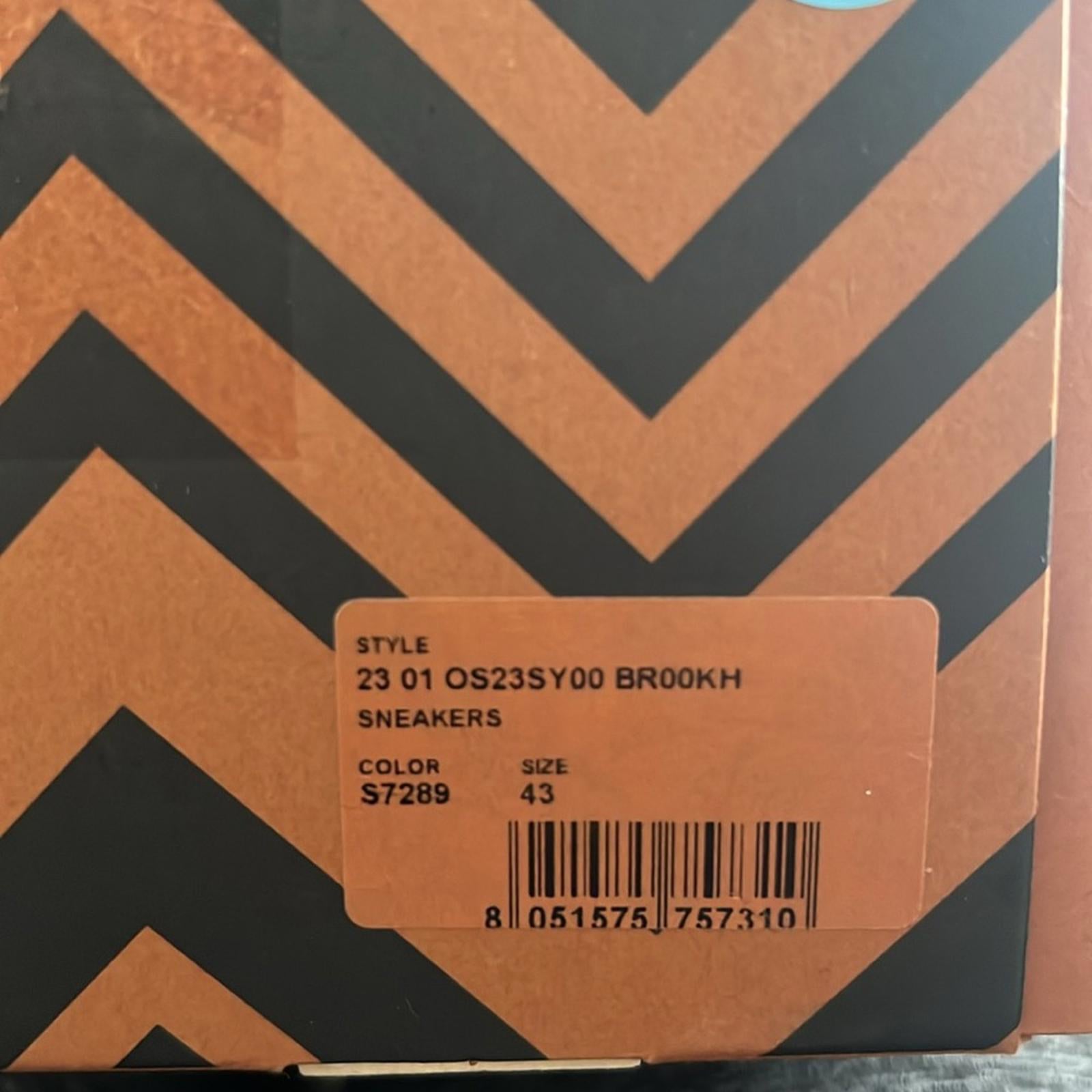 Missoni Space-Dyed Stretch-Knit Slip-On Sneakers, Size 43 NEW + DustBag $580