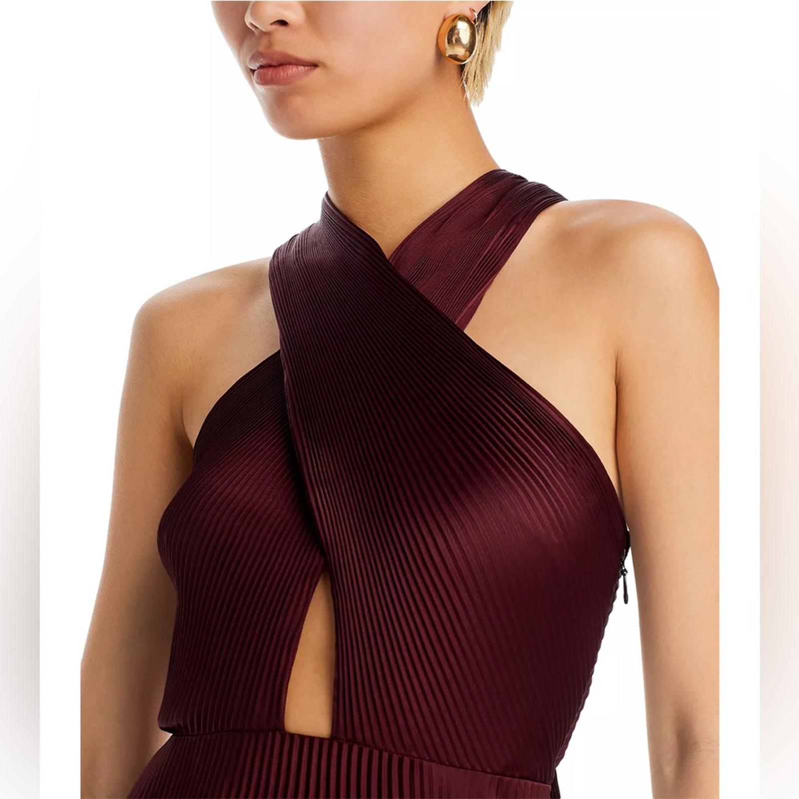 A.L.C. Athena Pleated Cutout Gown, Chicory Size 2, New w/Tag SOLD OUT!
