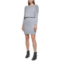 Jessica Howard Metallic Gathered Pouf Sleeve Blouson Dress, Size 16W, New w/Tag