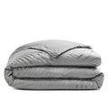 Hudson Park Collection Palmetto Cotton Silk Duvet Cover in Grey, King NEW
