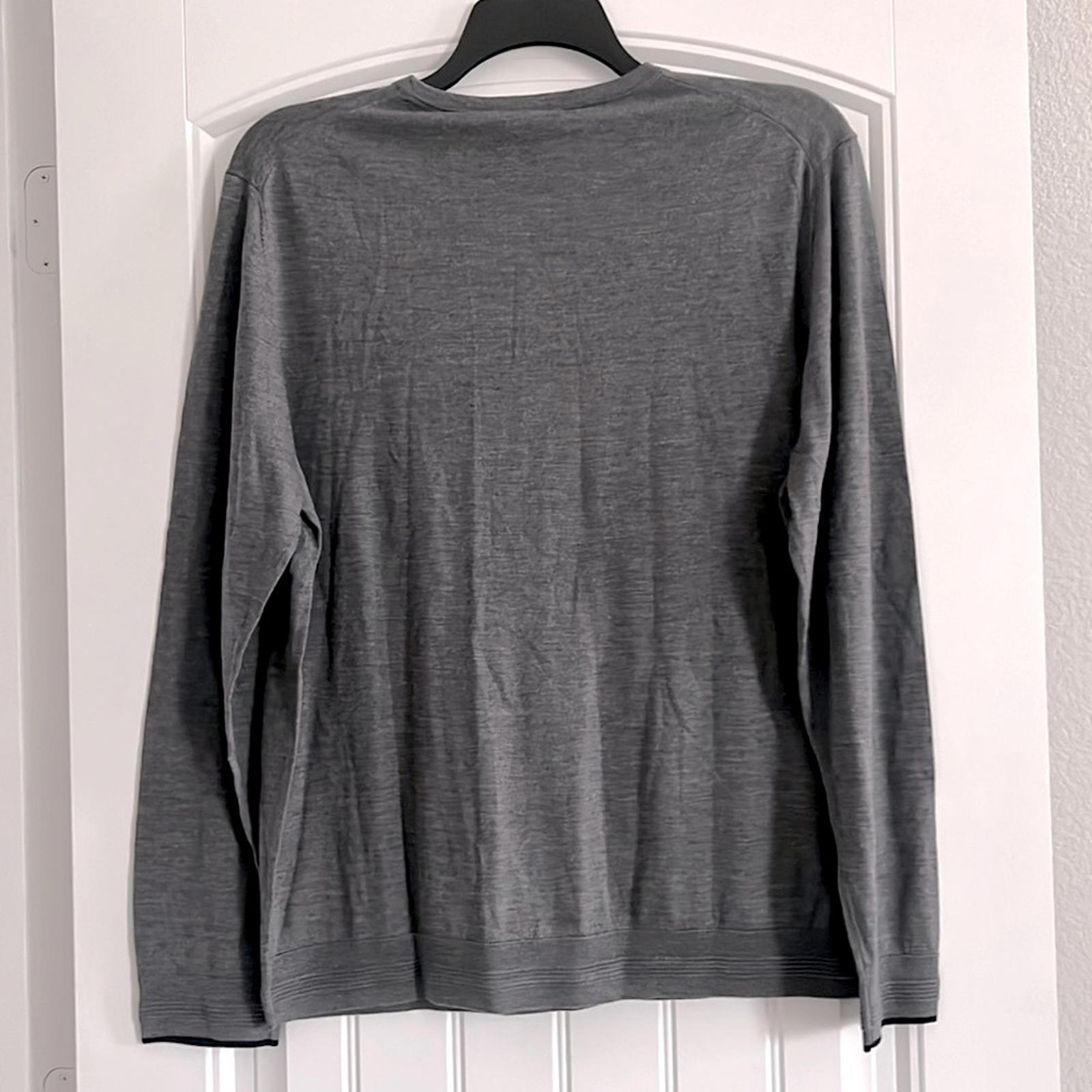 Dylan Gray Crewneck Sweater in Medium Grey, Size XL NEW w/Tag $198