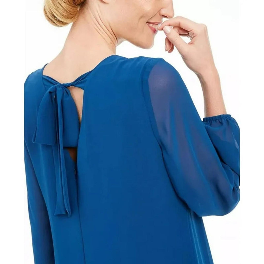 I.N.C. Bow-Back Shift Dress in Teal, Size XL NEW w/Reticket Tag $79