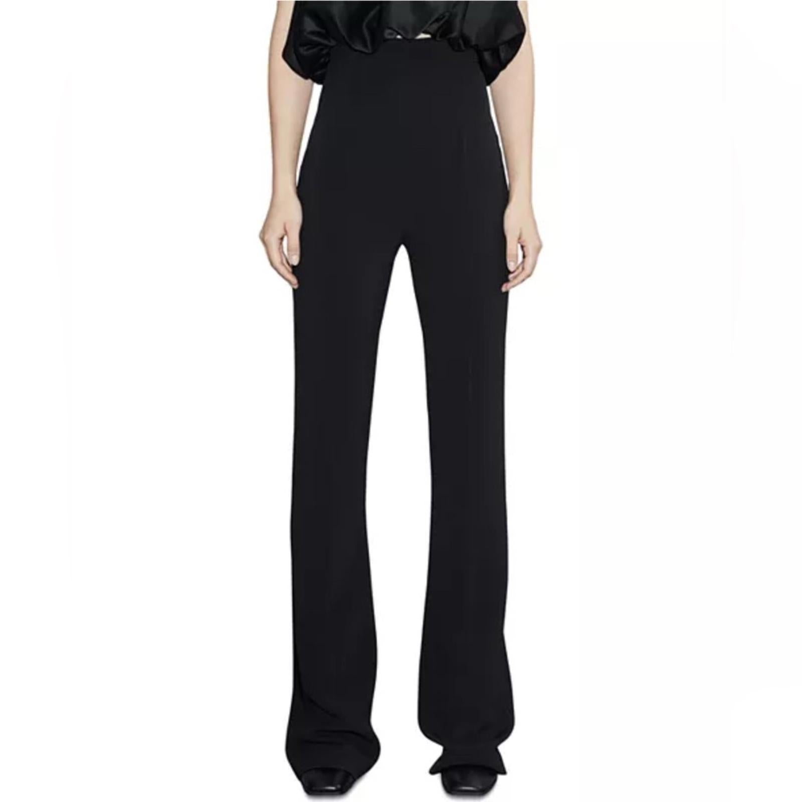 Et Ochs Adrian Fit and Flare Pants in Black, Size 4 New w/Tag, Retail $795