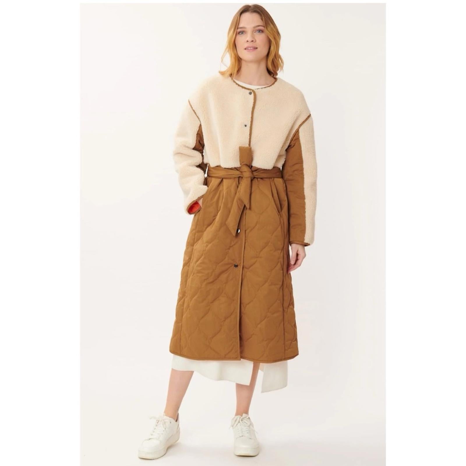 Polo Ralph Lauren Water-Repellent Belted Hybrid Liner Coat Size M New w/Tag $598