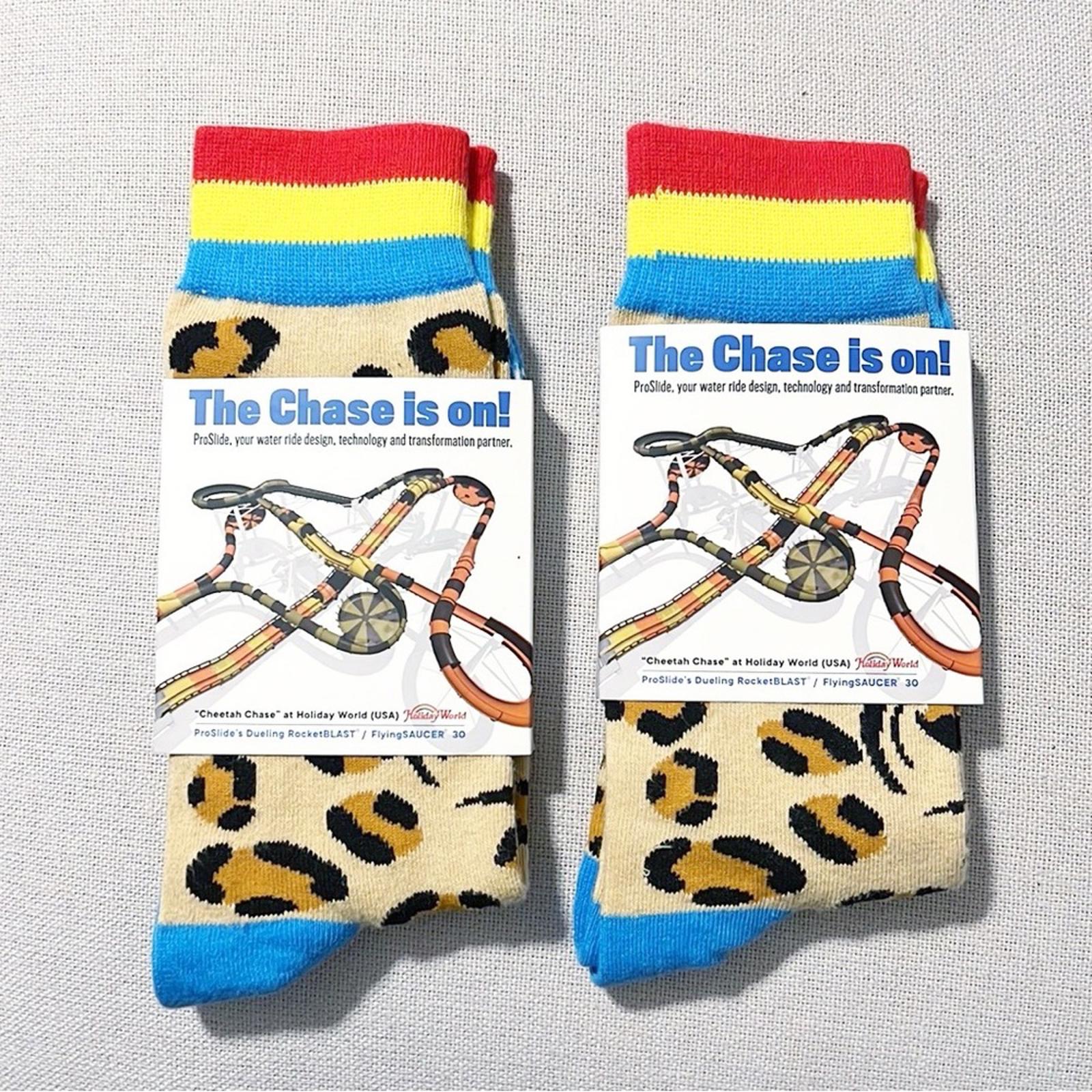 Cheetah Chase ProSlide’s Dueling RocketBLAST Socks! New w/Tag