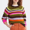 Velvet by Graham & Spencer Striped Sweater Size S, New w/Tag $288