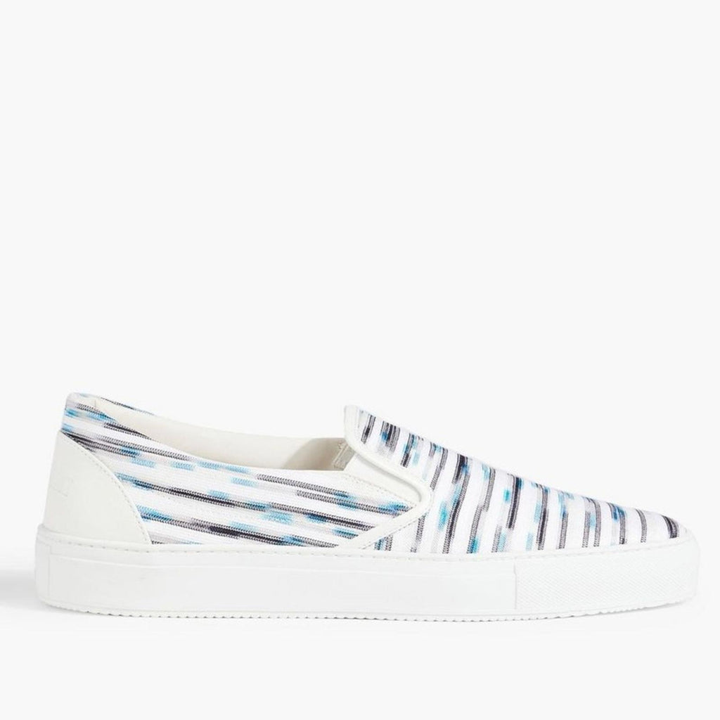 Missoni Space-Dyed Stretch-Knit Slip-On Sneakers, Size 43 NEW + DustBag $580