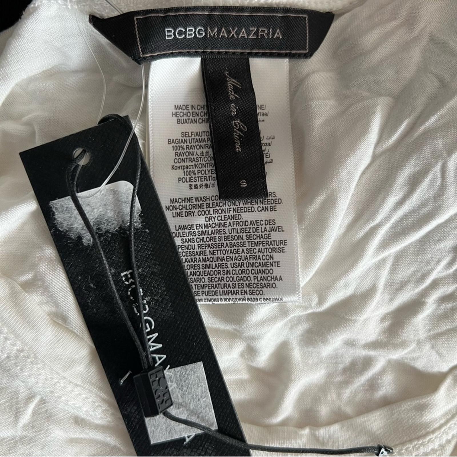 BCBGMaxazria White Casual Top, Size S New with Tag