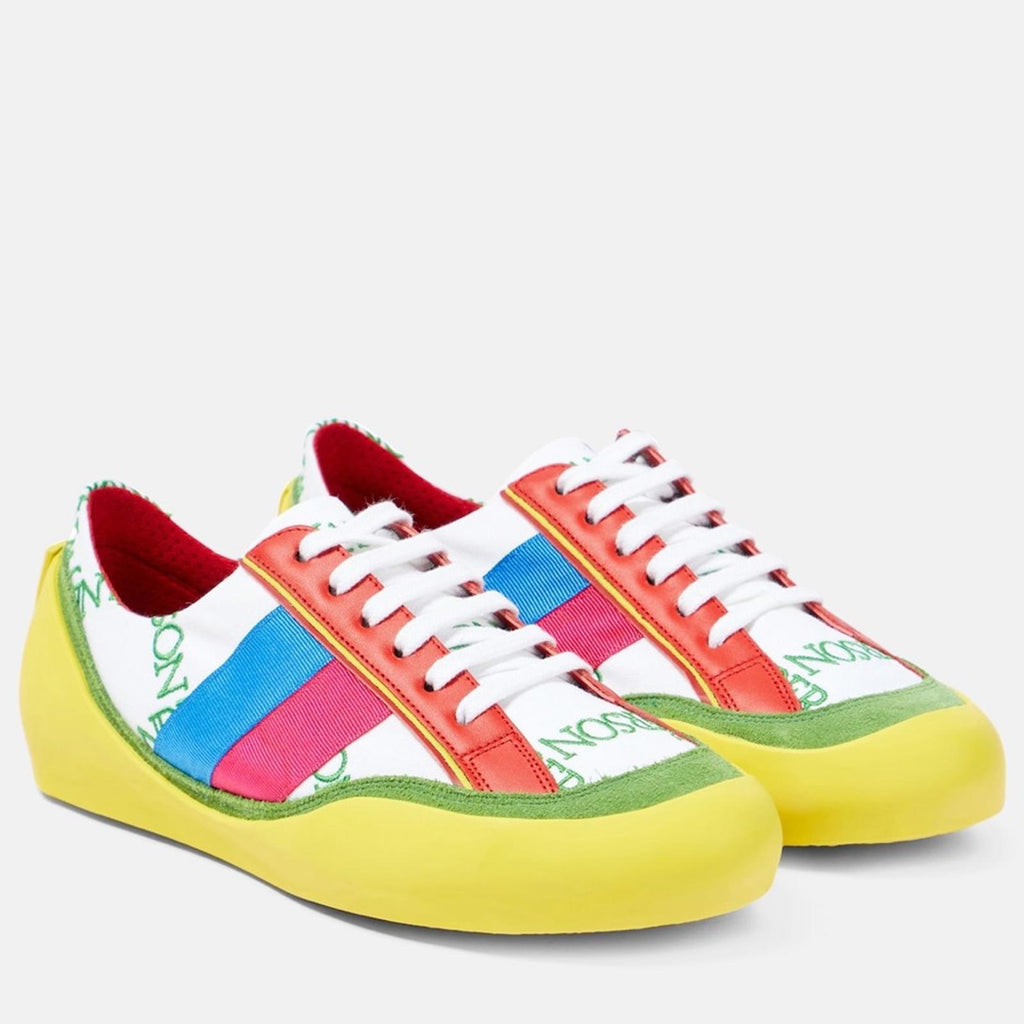 JW Anderson Color-Blocked Canvas LaceUp Bubble Sneakers, Size 42 New in Box