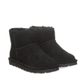 BearPaw Alyssa Suede Ankle Boots in Black, NWT, Size 11