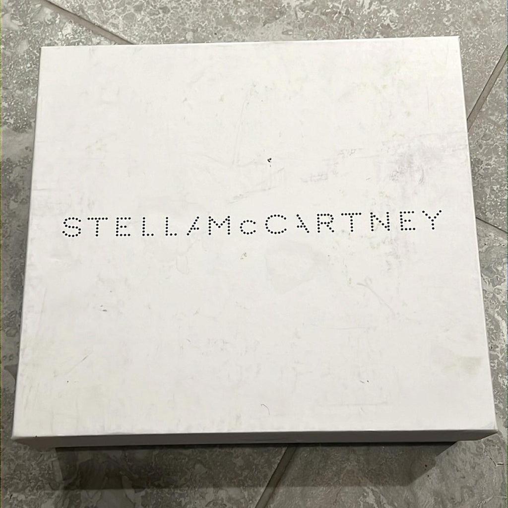 Stella McCartney Stella Iconic Pointed Toe High Heel Booties Brown Size 35.5 NEW