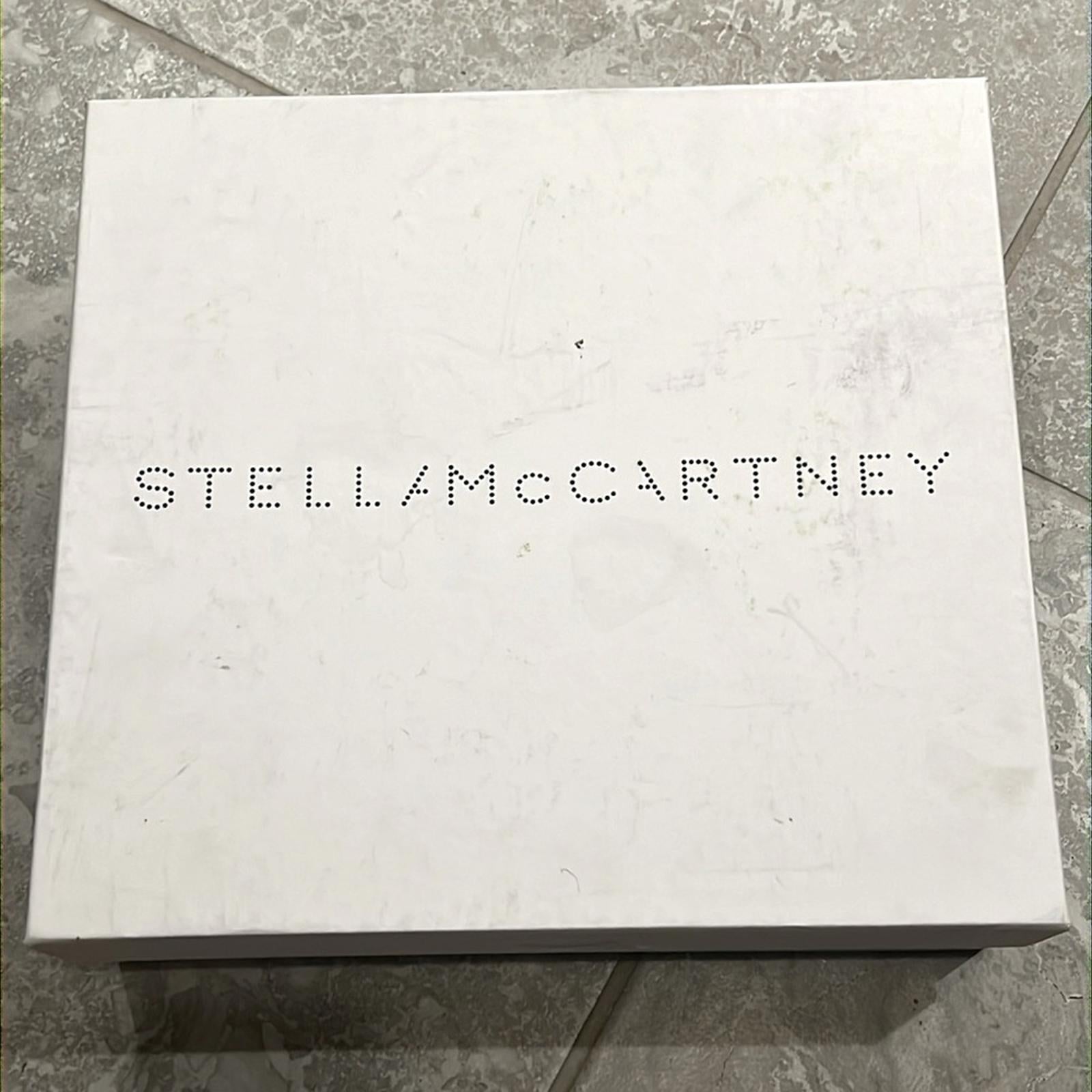 Stella McCartney Stella Iconic Pointed Toe High Heel Booties Brown Size 35.5 NEW